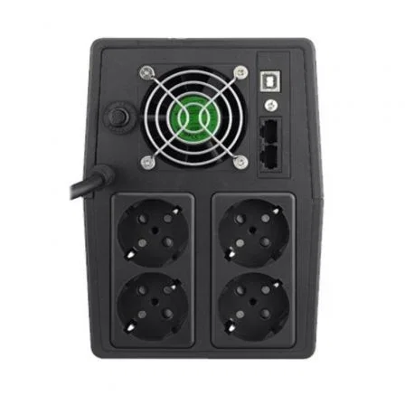 Phasak SAI Esential Interactivo 2000VA con Pantalla Táctil LCD, USB y RJ45